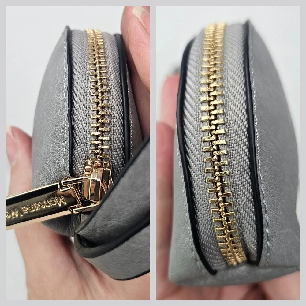Montana West Silver Zipper Bag Coin Pouch Attachment